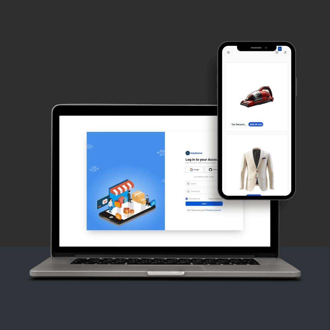 Sajuu-Bazaar - Marketplace Web application